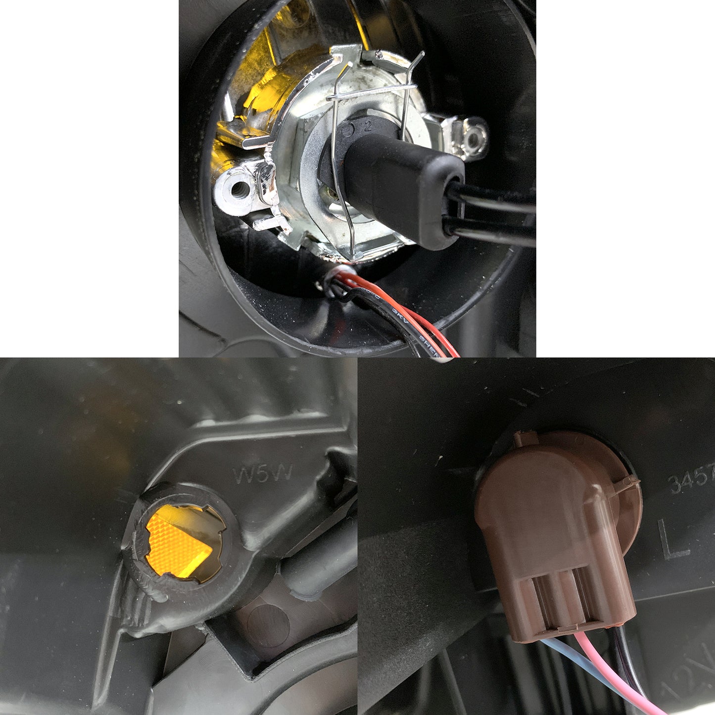 CrazyTheGod Latio N17 2014-2020 Facelift Sedan 4D Guide LED Angel-Eye Projector HID Headlight Headlamp Black US V2 for NISSAN LHD