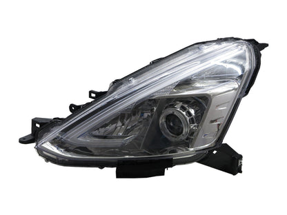 CrazyTheGod Grand Livina L11 ไฟหน้าโปรเจคเตอร์ LED Angel-Eye MPV 5D Guide เจเนอเรชั่นที่ 2 ปี 2013-ปัจจุบัน พร้อมมอเตอร์ สีโครเมียม สำหรับ NISSAN LHD