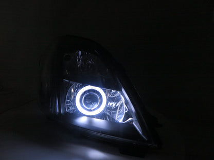 CrazyTheGod MAXIMA J31 First generation 2003-2008 Sedan 4D CCFL Projector Headlight Headlamp Black for NISSAN RHD