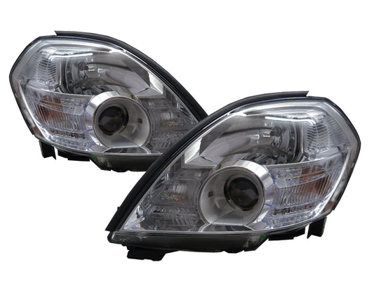 CrazyTheGod Maxima J31 First generation 2005-2008 Sedan 4D Projector Headlight Headlamp Chrome for NISSAN LHD