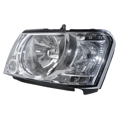 CrazyTheGod Patrol GU4 Y61 Fifth generation 2004-2016 SUV 5D Clear Headlight Headlamp Chrome for NISSAN LHD