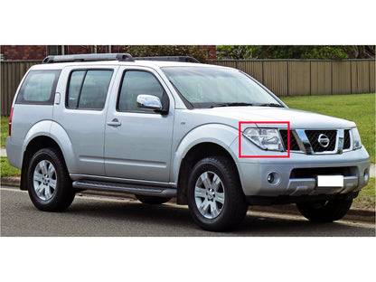 CrazyTheGod PATHFINDER R51 Third generation 2005-2010 PRE-FACELIFT SUV 5D CCFL Projector Headlight Headlamp Chrome V2 for NISSAN LHD