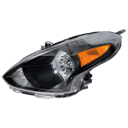 CrazyTheGod VERSA N17 2014-2020 Facelift Sedan 4D Guide LED Angel-Eye Projector HID Headlight Headlamp Black EU V2 for NISSAN LHD