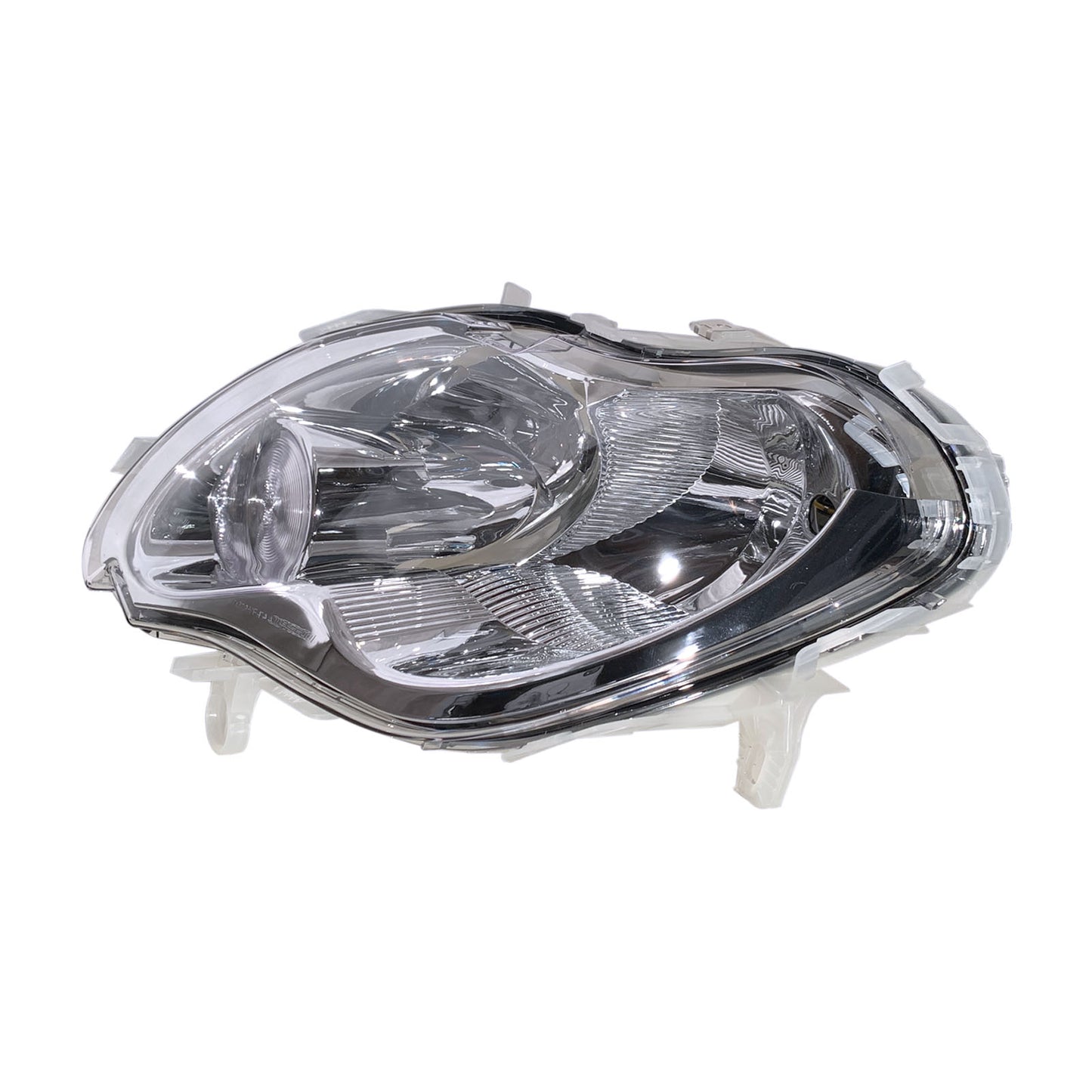 CrazyTheGod fortwo First generation 2004-2006 Facelift Hatchback 3D Clear Headlight Headlamp W/ Motor Chrome V2 for Smart LHD