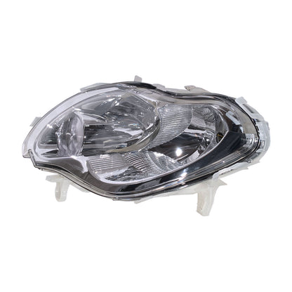 CrazyTheGod fortwo First generation 2004-2006 Facelift Hatchback 3D Clear Headlight Headlamp W/ Motor Chrome V2 for Smart LHD