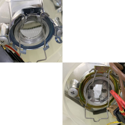 CrazyTheGod fortwo First generation 2004-2006 Facelift Hatchback 3D Clear Headlight Headlamp W/ Motor Chrome V2 for Smart LHD