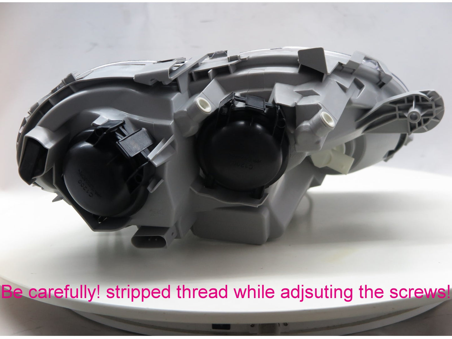 CrazyTheGod fortwo First generation 2004-2006 Facelift Hatchback 3D Clear Headlight Headlamp W/ Motor Chrome for Smart LHD