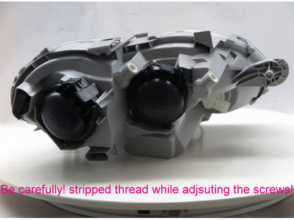 CrazyTheGod fortwo First generation 2004-2006 Facelift Hatchback 3D Clear Headlight Headlamp W/ Motor Chrome for Smart LHD