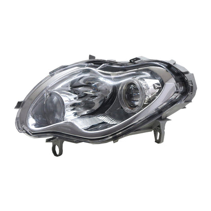CrazyTheGod fortwo First generation 2004-2006 Facelift Hatchback 3D Guide LED Angel-Eye Projector Headlight Headlamp W/ Motor Chrome for Smart LHD