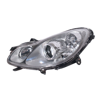 CrazyTheGod fortwo Second generation 2007-2014 Hatchback 3D Guide LED Angel-Eye Headlight Headlamp Chrome for Smart RHD