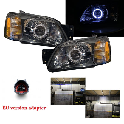 CrazyTheGod Baja 2003-2006 Truck LED Headlight Headlamp Black EU for SUBARU