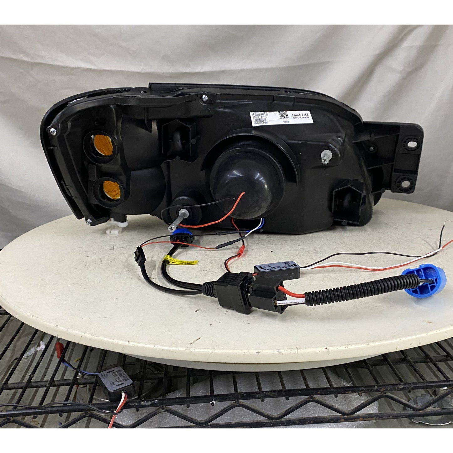 CrazyTheGod Baja 2003-2006 Truck LED Headlight Headlamp Chrome EU for SUBARU RHD