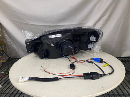 CrazyTheGod Baja 2003-2006 Truck LED Headlight Headlamp Black for SUBARU LHD