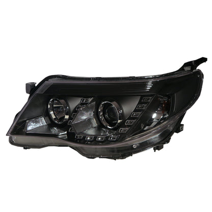 CrazyTheGod Forester SH thế hệ thứ ba 2008-2013 Wagon 5D Projector HID Đèn pha Đèn pha màu đen cho SUBARU LHD