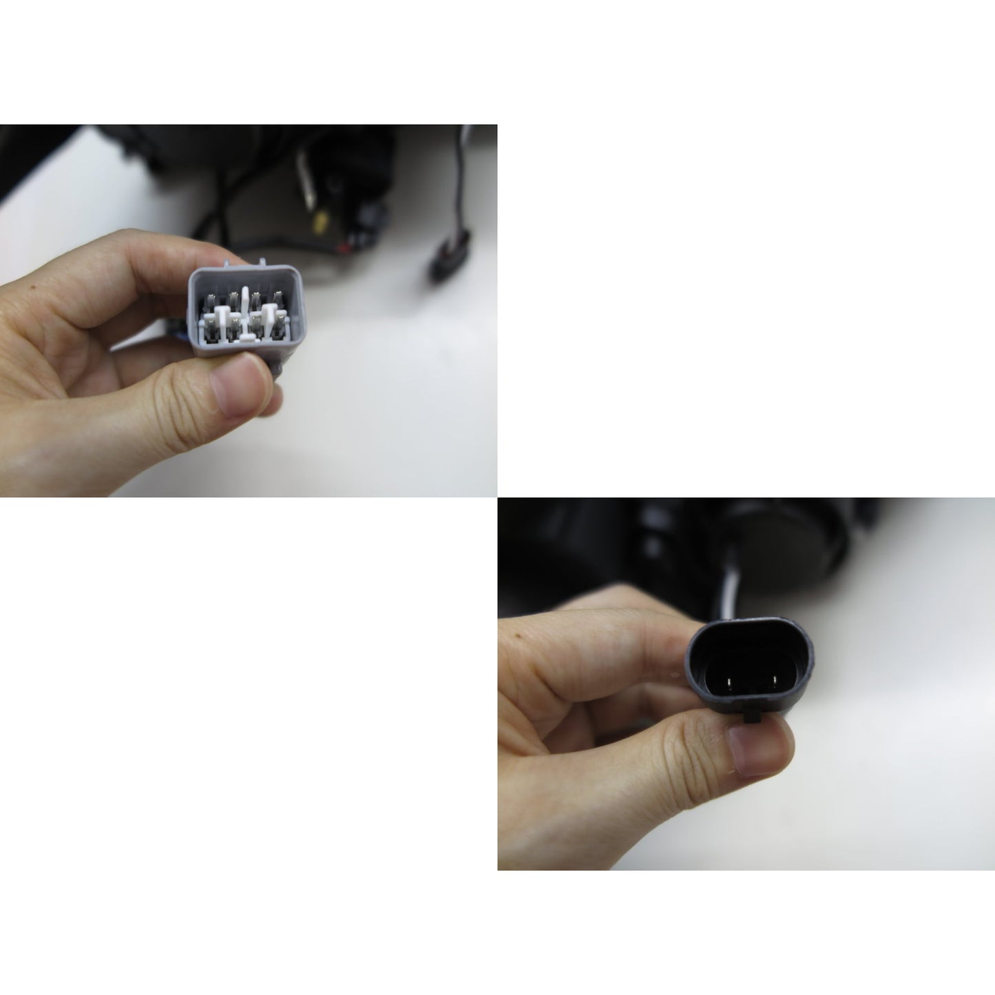 CrazyTheGod Forester SJ Fourth generation 2014-2016 SUV 5D LED Bar Projector HID Headlight Headlamp W/ Motor Black for SUBARU LHD