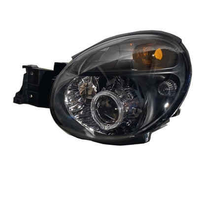 CrazyTheGod IMPREZA WRX GD GG Second generation 2001-2003 Wagon/Sedan 4D/5D Guide LED Angel-Eye Projector Headlight Headlamp Black US for SUBARU LHD
