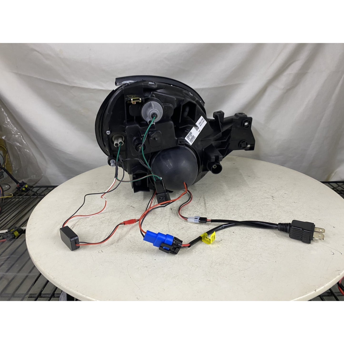 CrazyTheGod IMPREZA WRX GD GG Second generation 2001-2003 Wagon/Sedan 4D/5D Guide LED Angel-Eye Projector Headlight Headlamp Black US for SUBARU LHD