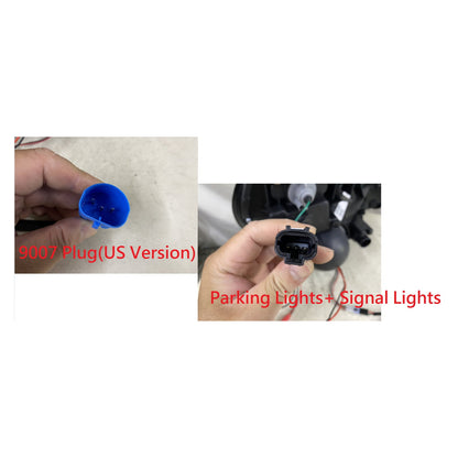 CrazyTheGod IMPREZA WRX GD GG Second generation 2001-2003 Wagon/Sedan 4D/5D Guide LED Angel-Eye Projector Headlight Headlamp Black US for SUBARU LHD