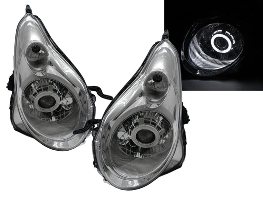 CrazyTheGod ALTO A-STAR Seventh generation 2010-2014 Hatchback 5D CCFL Projector Headlight Headlamp Chrome for SUZUKI LHD