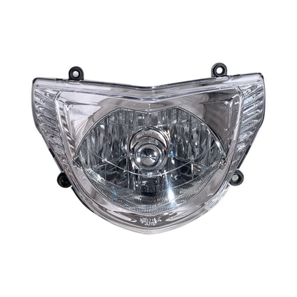 CrazyTheGod GSR125 2006-2018 Motorcycles Clear Headlight Headlamp Chrome for SUZUKI