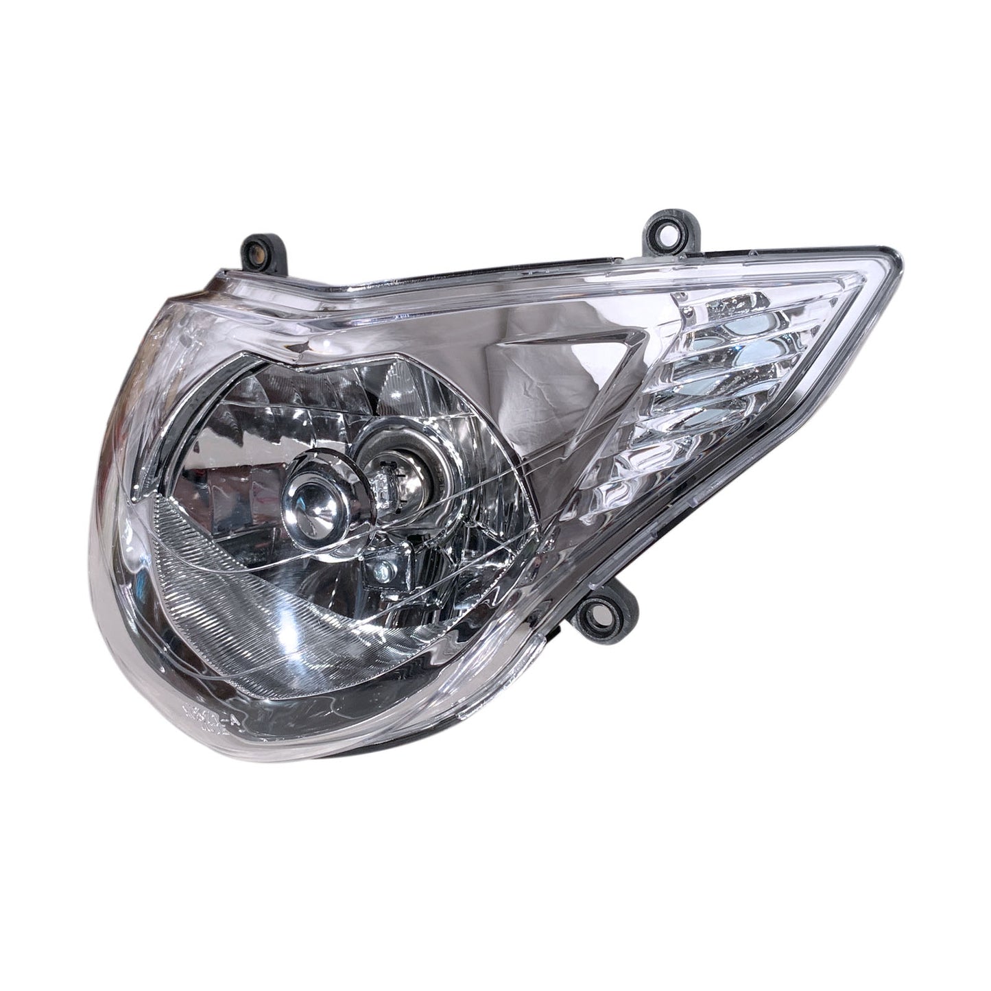 CrazyTheGod GSR125 2006-2018 Motorcycles Clear Headlight Headlamp Chrome for SUZUKI