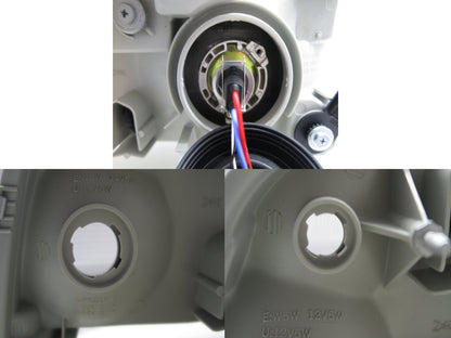 CrazyTheGod Grand Nomade 1998-2005 SUV 3D/5D Ubar Projector Headlight Headlamp Chrome for SUZUKI LHD