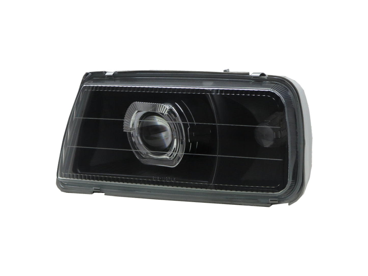 CrazyTheGod Nomade ET/TA thế hệ đầu tiên 1988-1998 Convertible/SUV 2D/3D/5D Đèn pha LED Angel-Eye Projector Đèn pha màu đen V2 cho SUZUKI RHD