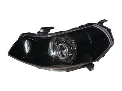 CrazyTheGod SX4 รุ่นแรก ปี 2007-2013 Sedan/Hatchback 4D/5D Guide LED Angel-Eye Projector Headlights Black US สำหรับ SUZUKI LHD