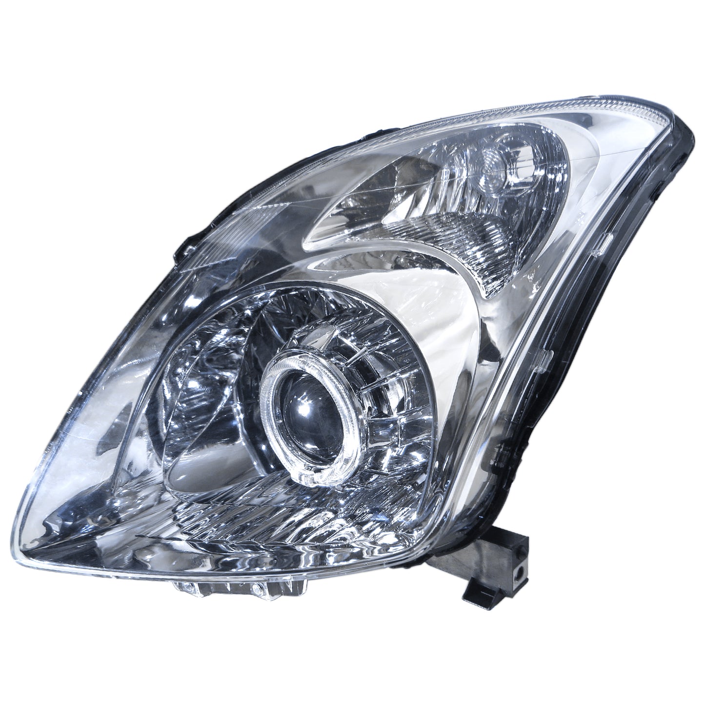 CrazyTheGod Swift ZA11S/ZC71S/ZC11S/ZD11S/ZC21S/ZD21S/ZC31S Second generation 2004-2010 Hatchback 3D/5D Guide LED Angle-Eye Projector Headlight Headlamp Chrome for SUZUKI RHD