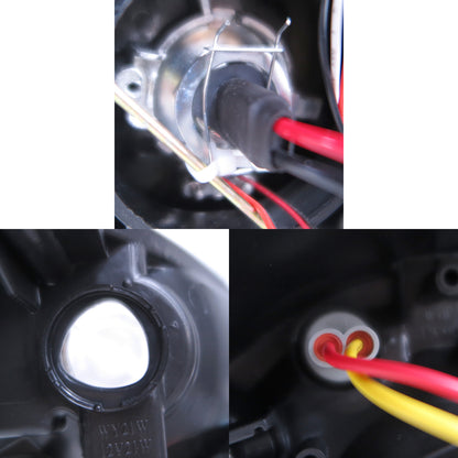 CrazyTheGod Swift ZA11S/ZC71S/ZC11S/ZD11S/ZC21S/ZD21S/ZC31S Second generation 2004-2010 Hatchback 3D/5D Guide LED Angle-Eye Projector Headlight Headlamp Chrome for SUZUKI RHD