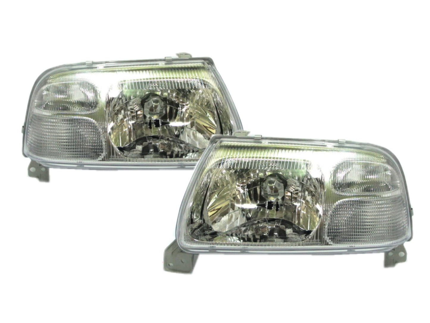 CrazyTheGod Grand Vitara FT/GT Second generation 1998-2005 SUV 3D/5D Clear Headlight Headlamp Chrome for SUZUKI LHD