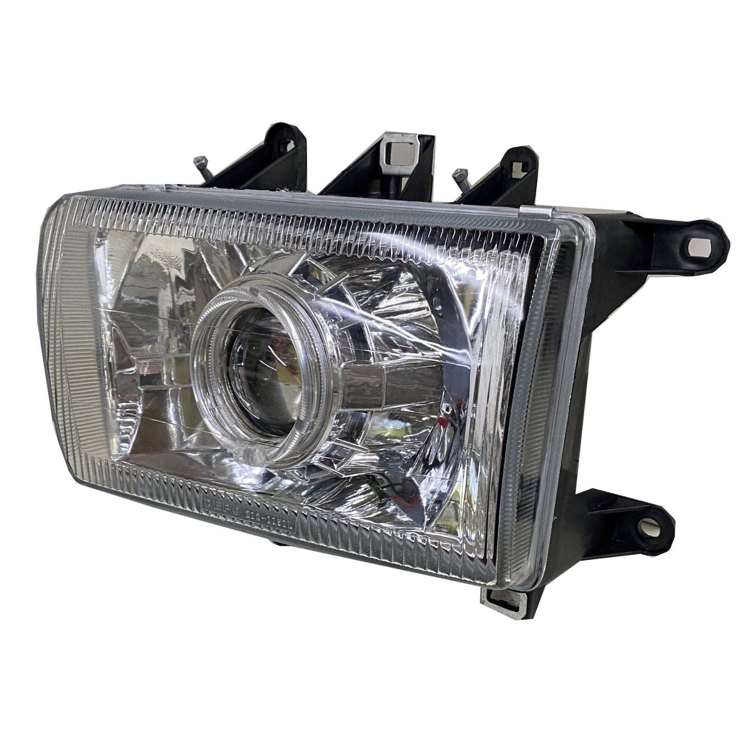 CrazyTheGod 4Runner N120 N130 Second generation 1992-1995 Wagon 3D/5D Guide LED Angel-Eye Projector Headlight Headlamp Chrome V2 for TOYOTA LHD