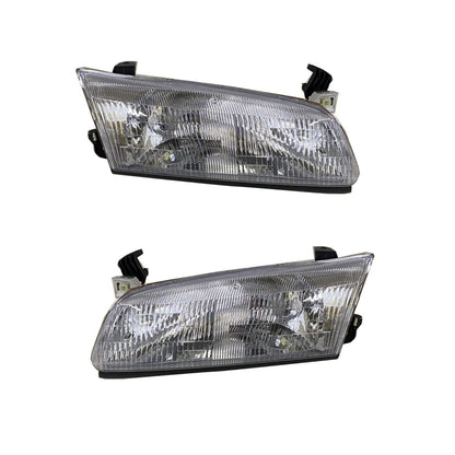 CrazyTheGod CAMRY XV20 Second generation 1993-1997 Pre-Facelift Wagon/Sedan 4D/5D OE Headlight Headlamp Chrome for TOYOTA LHD