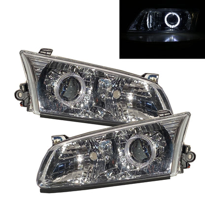 CrazyTheGod CAMRY XV20 Second generation 2000-2002 Facelift Wagon/Sedan 4D/5D LED Projector Headlight Headlamp Chrome for TOYOTA LHD