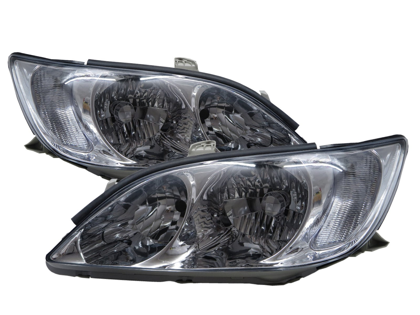 CrazyTheGod CAMRY XV30 Fifth generation 2002-2003 Sedan 4D Clear Headlight Headlamp Chrome ASIA for TOYOTA LHD