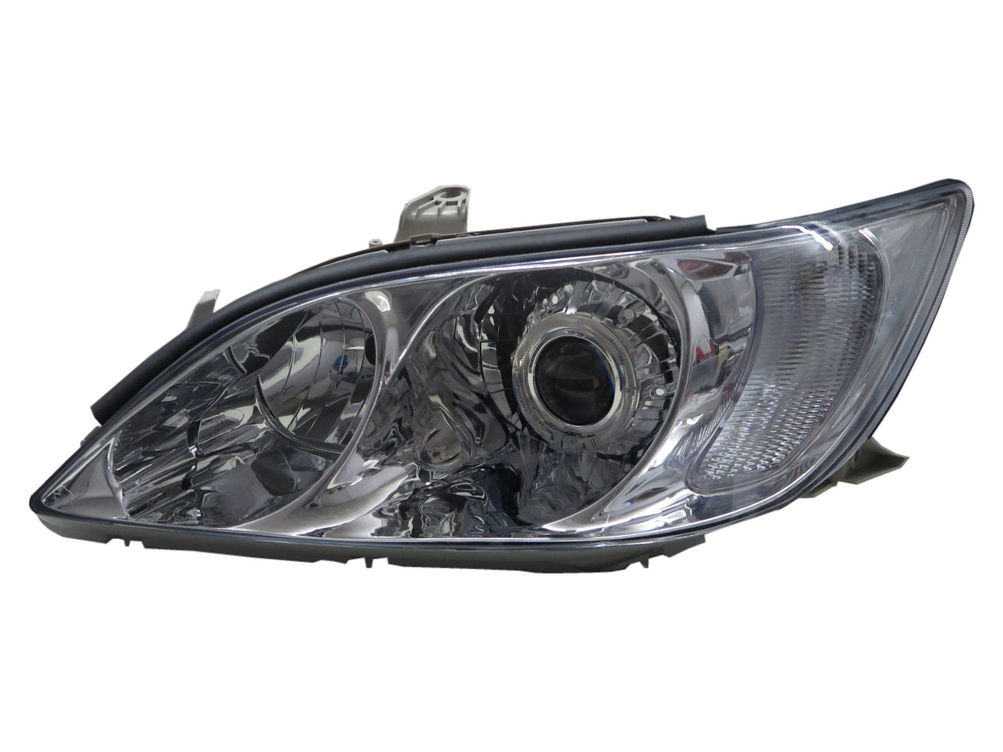 CrazyTheGod CAMRY XV30 Fifth generation 2002-2003 Sedan 4D Guide LED Angel-Eye Projector Headlight Headlamp Chrome ASIA for TOYOTA LHD