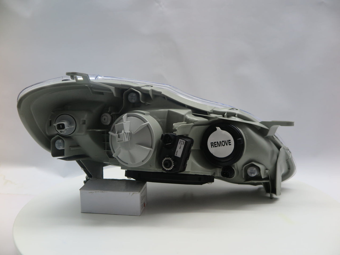 CrazyTheGod Corolla E120 Ninth generation 2003-2008 Sedan 4D Clear HID Headlight Headlamp W/ Motor Chrome US for TOYOTA LHD