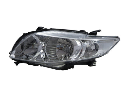 CrazyTheGod Corolla E140/E150 Tenth generation 2007-2010 PRE-FACELIFT Sedan 4D Clear Headlight Headlamp W/ Motor Chrome for TOYOTA LHD