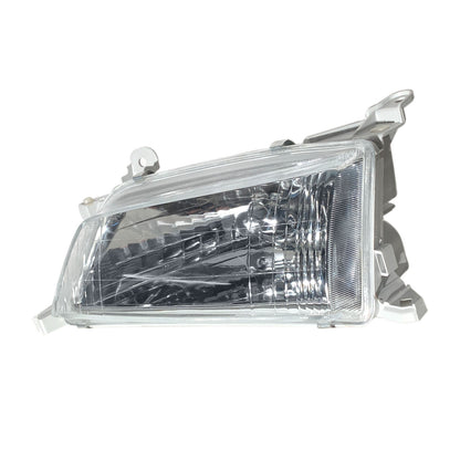 CrazyTheGod Corona PREMIO T210 Eleventh generation 1996-1999 Sedan 4D Clear Headlight Headlamp Chrome for TOYOTA RHD