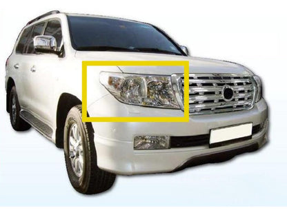 CrazyTheGod LAND CRUISER 200 2007-2015 SUV 4D CCFL Projector LED Headlight Headlamp Chrome for TOYOTA RHD