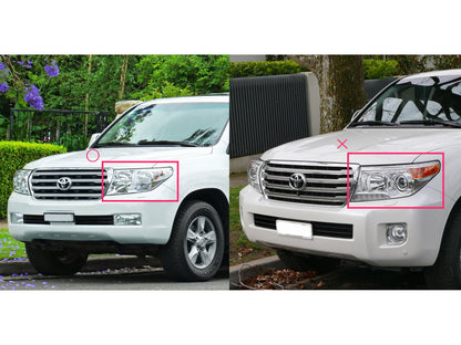 ไฟหน้า LED Angel-Eye 4D Cotton LED ของ CrazyTheGod สำหรับรถ SUV รุ่น LAND CRUISER 200 ปี 2009-2012 สำหรับรถ TOYOTA RHD