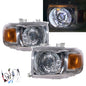 CrazyTheGod LAND CRUISER FJ70 VDJ70/76/78/79 2007-Present SUV 5D Panamera Style Halo HID Headlight Headlamp Chrome for TOYOTA LHD