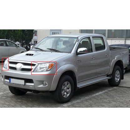 CrazyTheGod Hilux Vigo AN10/AN20/AN30 Seventh generation 2005-2011 Pre-Facelift Pickup 2D/4D SuperHalo Projector Headlight Headlamp Black for TOYOTA RHD