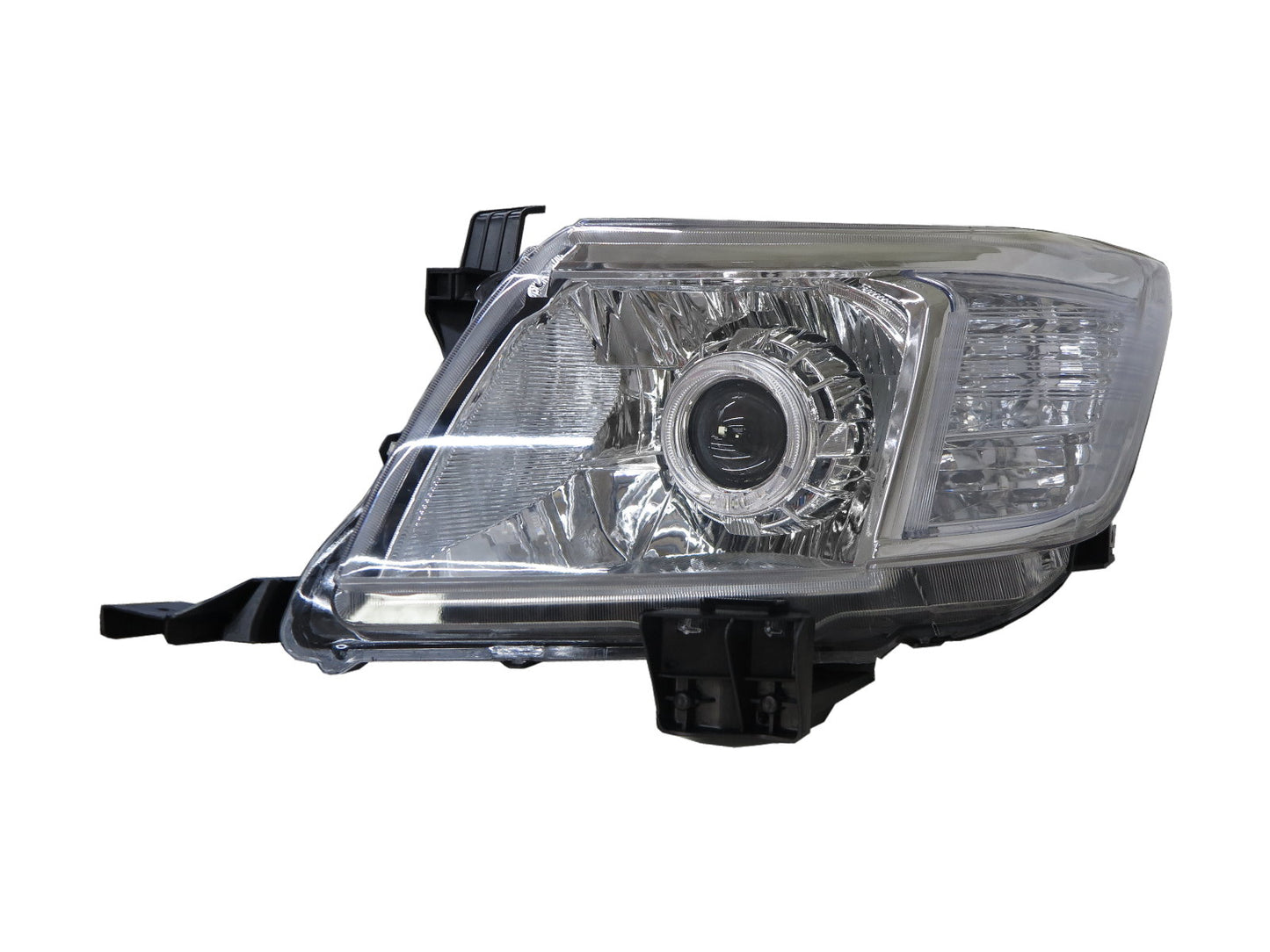 CrazyTheGod Hilux Vigo AN10/AN20/AN30 Seventh generation 2011-2015 Facelift Pickup 2D/4D Guide LED Angel-Eye Projector Headlight Headlamp Chrome for TOYOTA LHD