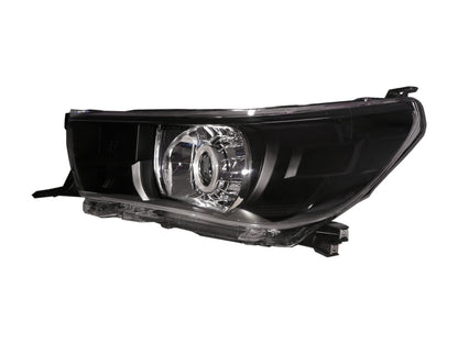 CrazyTheGod Hilux Revo AN120/AN130 Eighth generation 2015-present Pickup 2D/4D CCFL Projector Headlight Headlamp Black for TOYOTA LHD