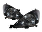 CrazyTheGod INNOVA AN40 First generation 2004-2010 Wagon 5D Clear Headlight Headlamp Black for TOYOTA LHD