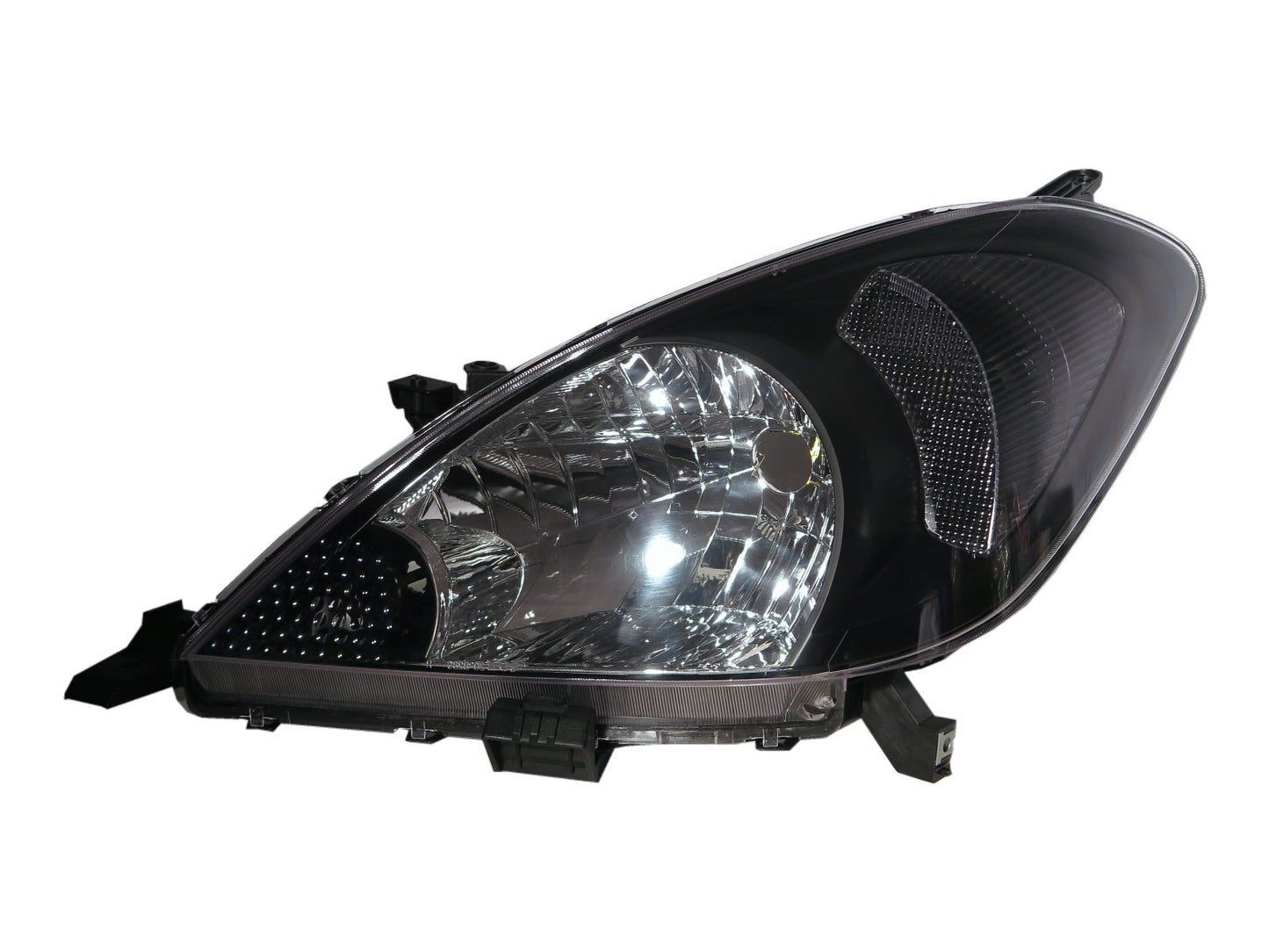 CrazyTheGod INNOVA AN40 First generation 2004-2010 Wagon 5D Clear Headlight Headlamp Black for TOYOTA LHD