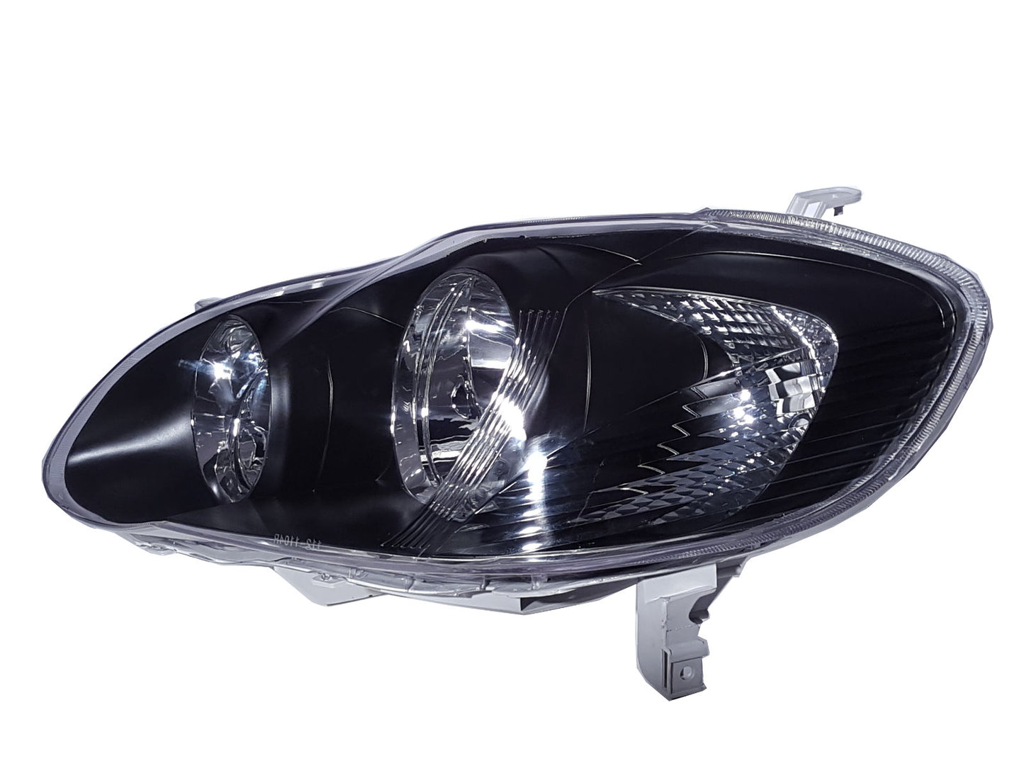 CrazyTheGod LIMO E120 2003-2008 Sedan 4D Clear Halogen Headlight Headlamp Black US for TOYOTA LHD