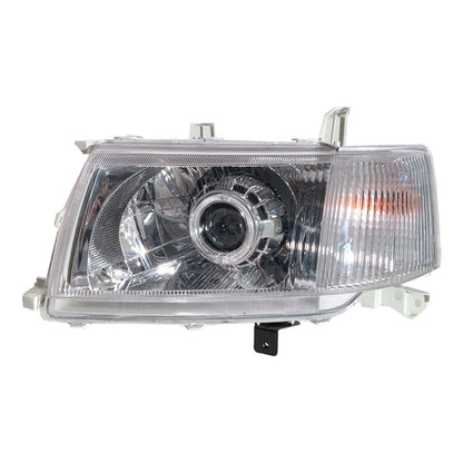 CrazyTheGod Probox XP50/160 2002-2008 VAN 5D Guide LED Angel-Eye Projector Halogen Đèn pha pha mạ crôm cho TOYOTA LHD