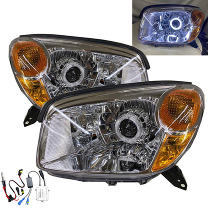 CrazyTheGod RAV4 XA20 Second generation 2004-2005 Facelift SUV 3D/5D Projector Headlight Headlamp W/O Motor Chrome for TOYOTA LHD